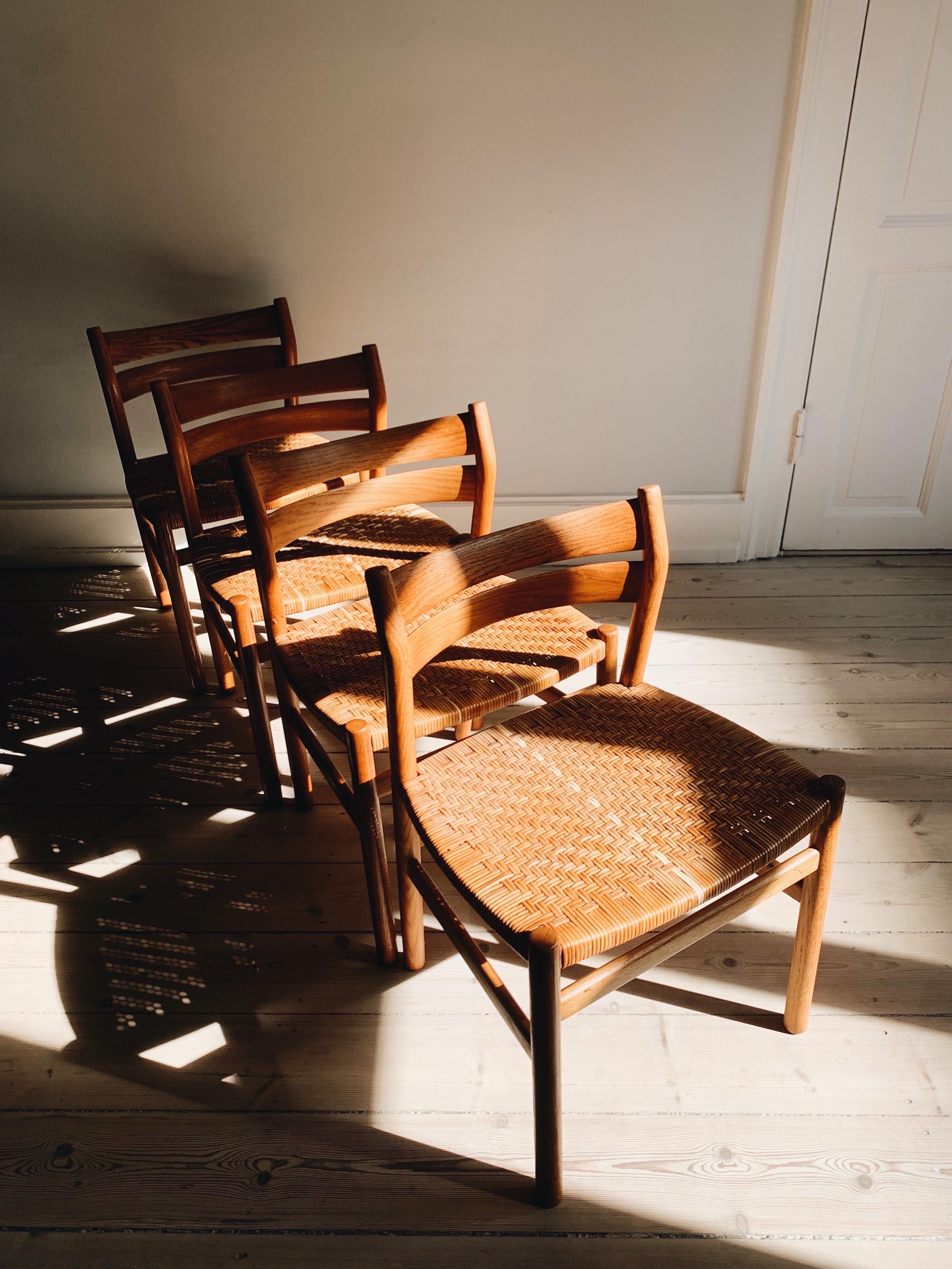 2 chaises originales Børge Mogensen BM1 Bon état - En vente à Copenhagen, DK