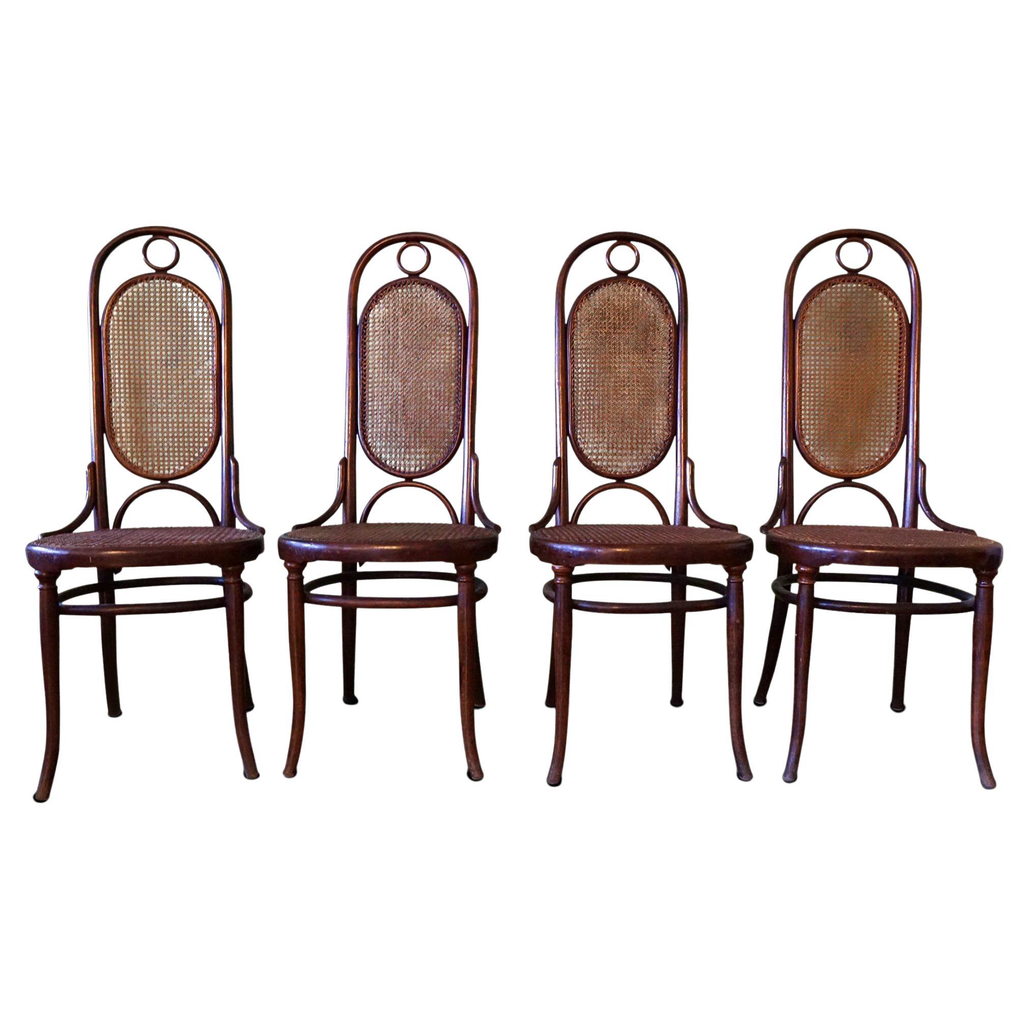 4 chaises originales Tonet en vente