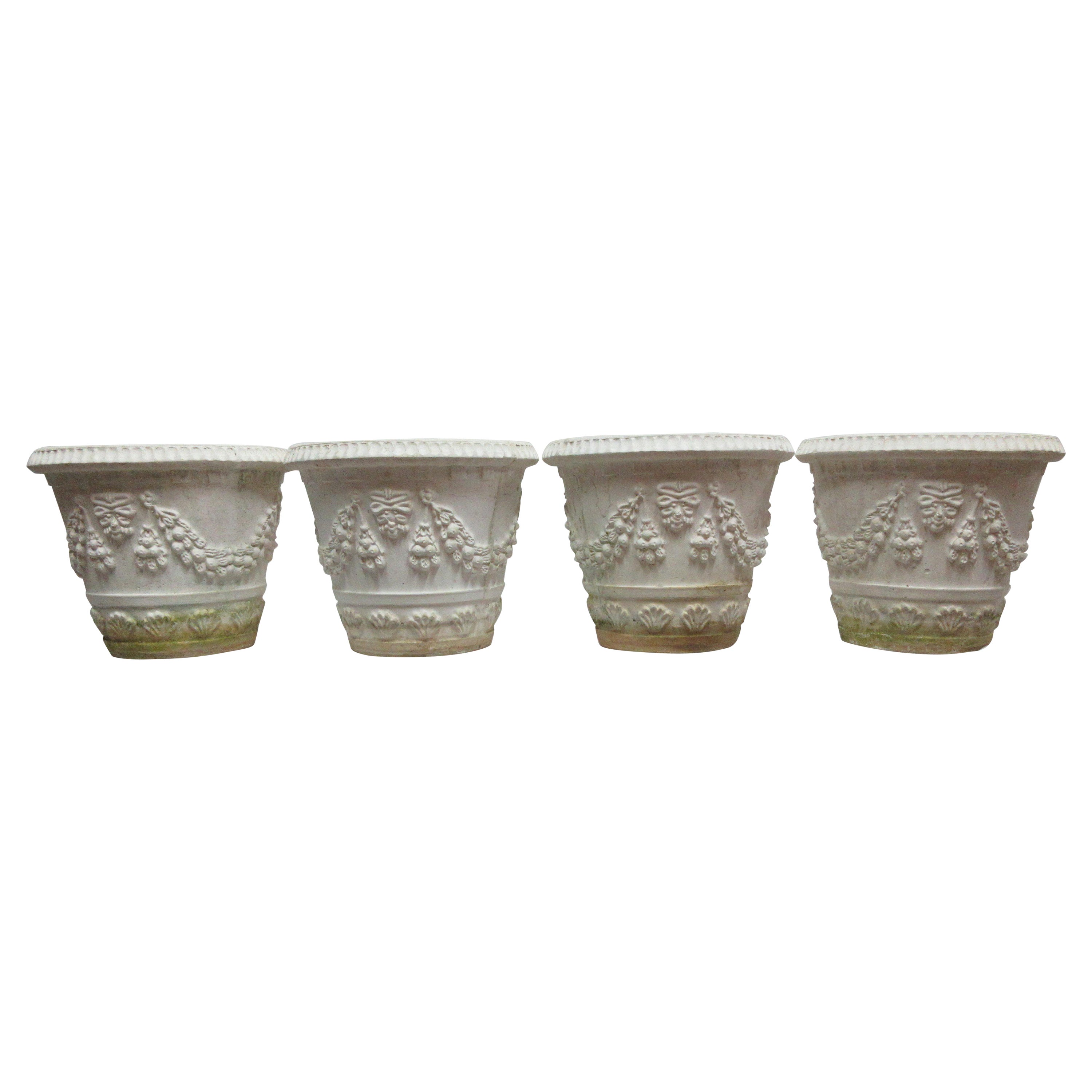 4 Ornate Italian Planters