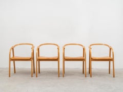 4 “Otto” Organic Wood Armchairs by Werther Toffoloni & Piero Palange for Ibis