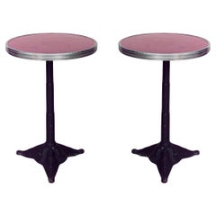 Used 4 Outdoor Painted Iron Café Table