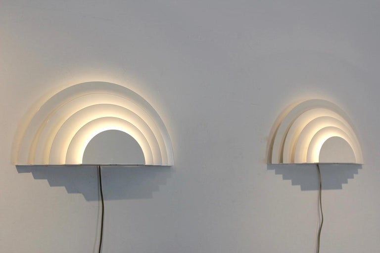 Mid-Century Modern Stock of 3 sets Meander Sconces by Cesare Casati and Emanuele Ponzio for RAAK For Sale