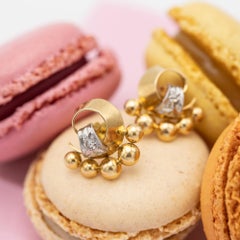 4 pairs of Earrings - Heart studs - Flower studs - Baguette studs - Bow Studs