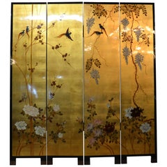 4-Panel Asian Room Divider