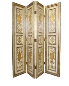 4 Panel Florentine Italian Dressing Screen