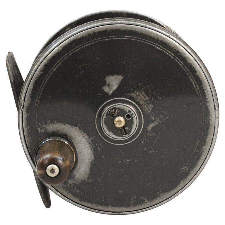 farlow fishing reels 4 1/2" Brass Face Perfect "Ballbearing" fly reel Farlow's 3" Perfect-Style Fly Reel