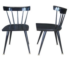 4 Paul McCobb Planner Group Mid-Century Modern Windsor Spindle Dining Chairs Mcm