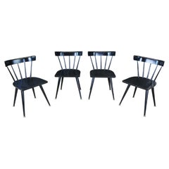 4 Paul McCobb Planner Group Mid-Century Modern Windsor Spindle Dining Chairs Mcm