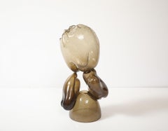 4 pc. Sculpture d'assemblage en verre #3 par David Haskell