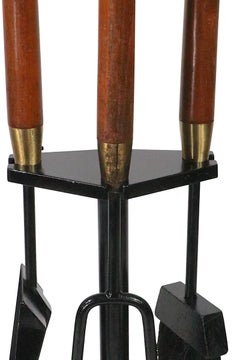 4 pc. Seymour Fireplace Tool Set c. 1950's