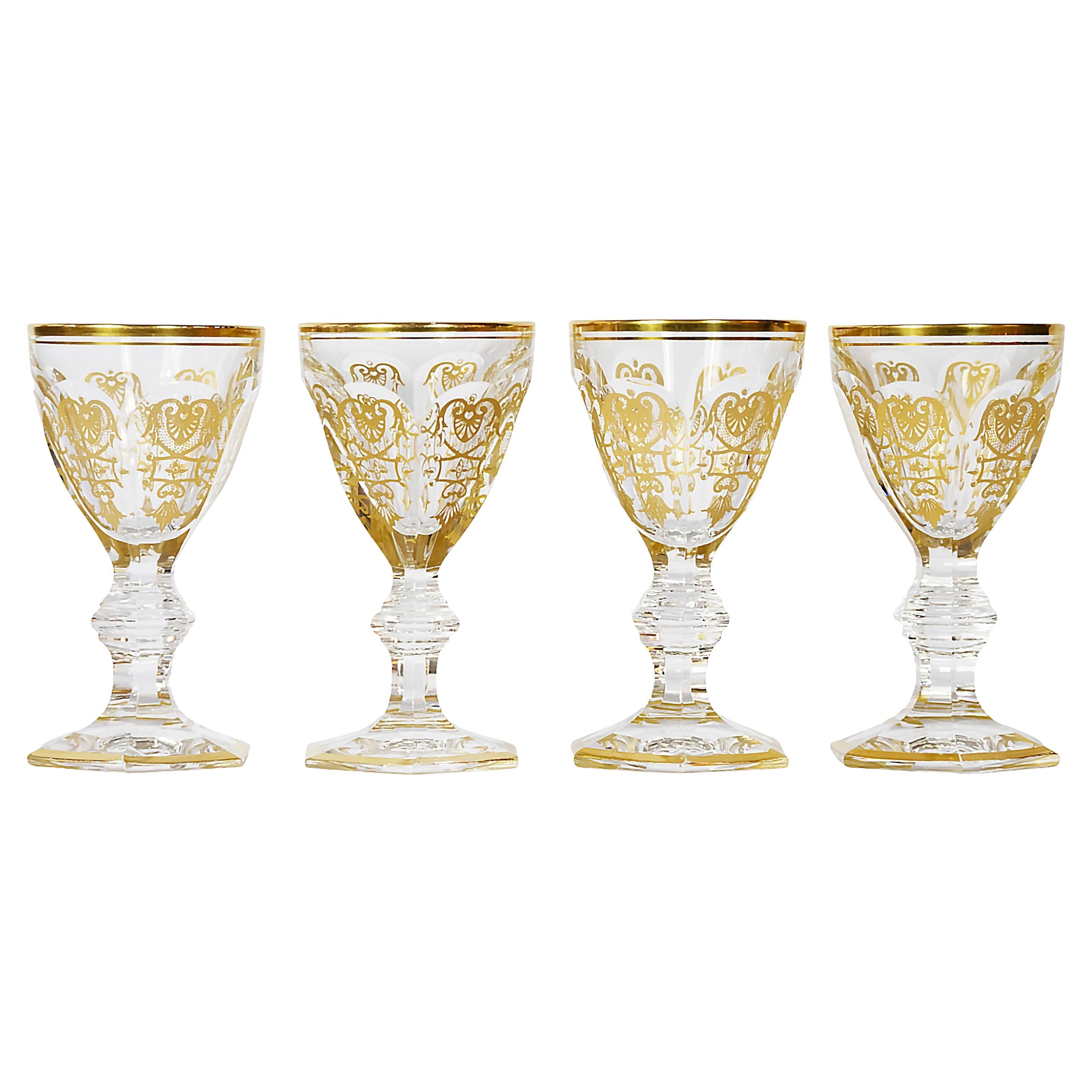 Baccarat Crystal Porto Wine Glasses Navarre, 1950s at 1stDibs 1950s