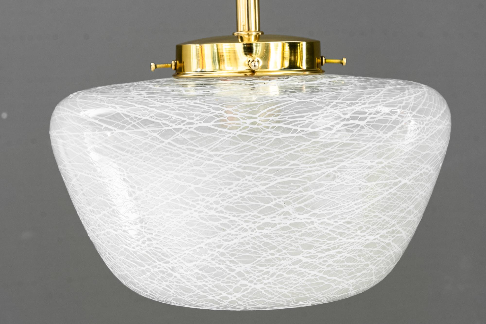 4 pendants with glass shades vienna around 1950s
Original glass shades.
Price is for all together