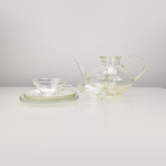 4 Personen Tee-Set 13 Teile Design Heinrich Loffelhardt für Jenaer Glas