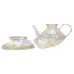 4 Person Tea Set 13pcs Design Heinrich Loffelhardt for Jenaer Glass
