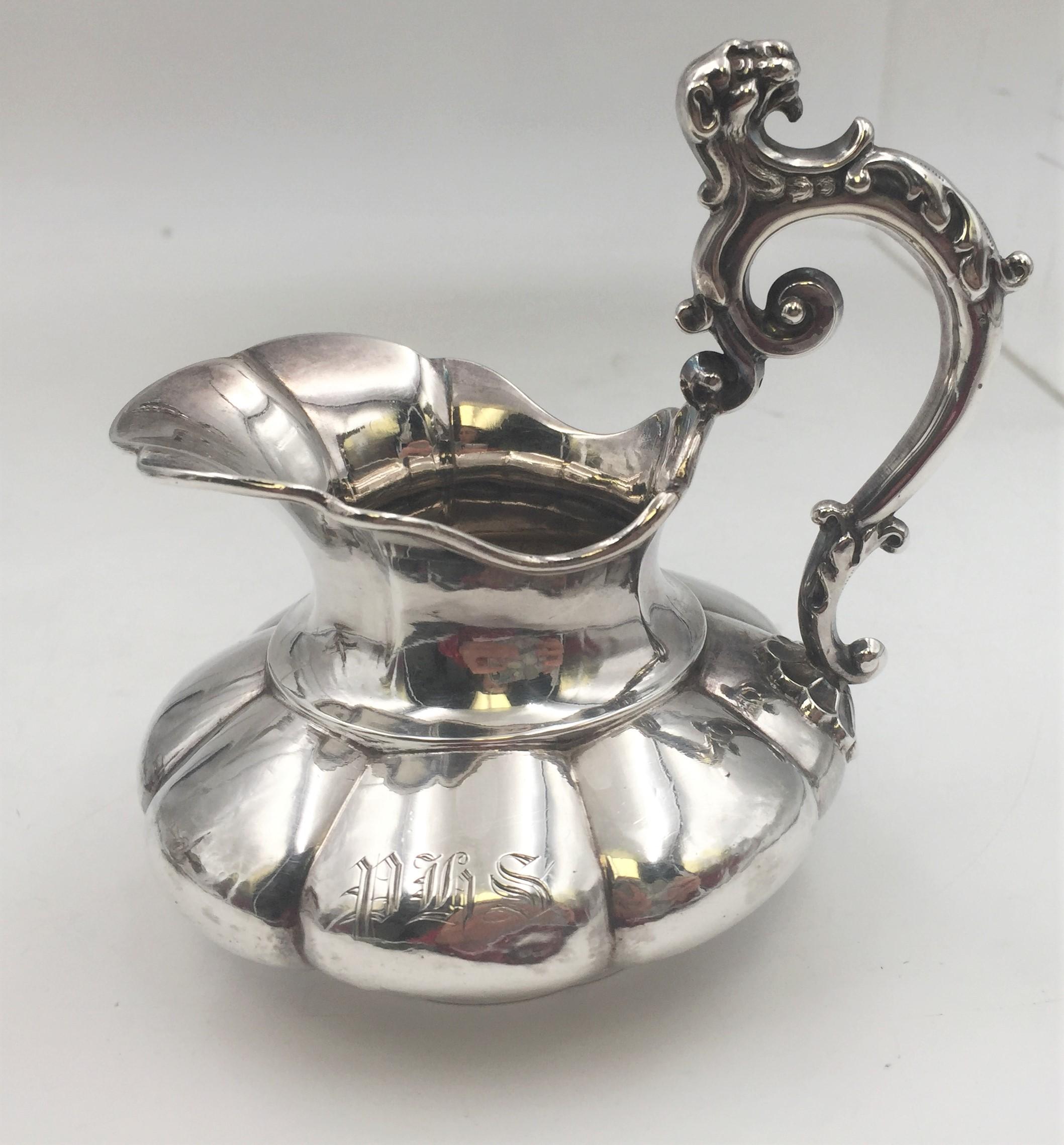 4-Piece 19th Century Continental Silver Dutch Demitasse Tea Coffee Service 1