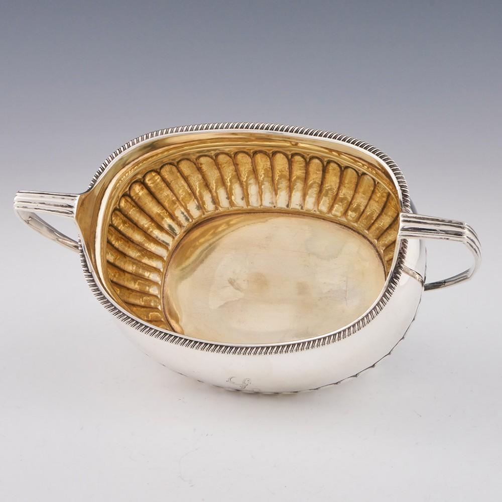 4 Piece George III Sterling Silver Tea and Coffee Service London, 1809 For Sale 15