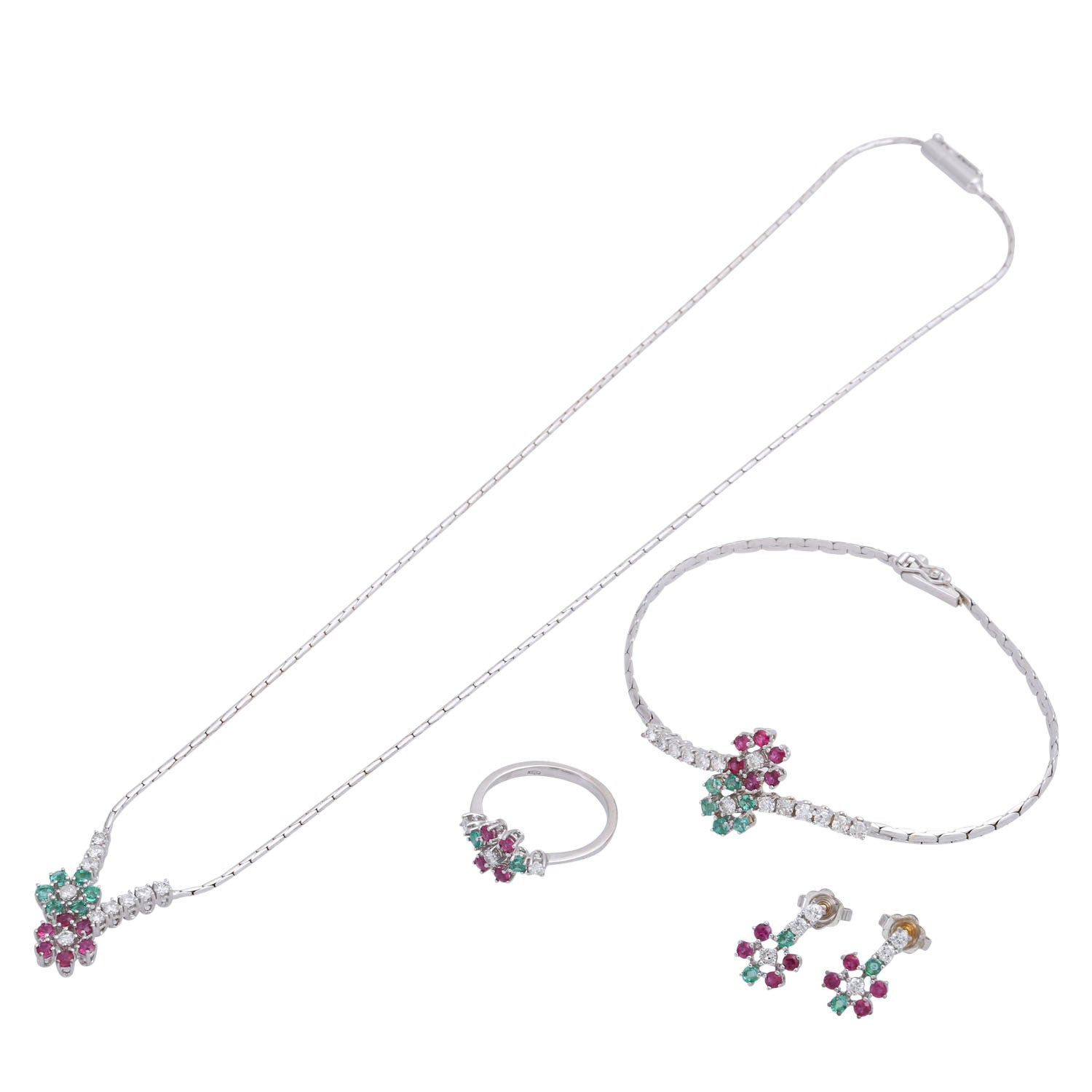 2Piece Jewelry Set with Grenades For Sale at 1stDibs