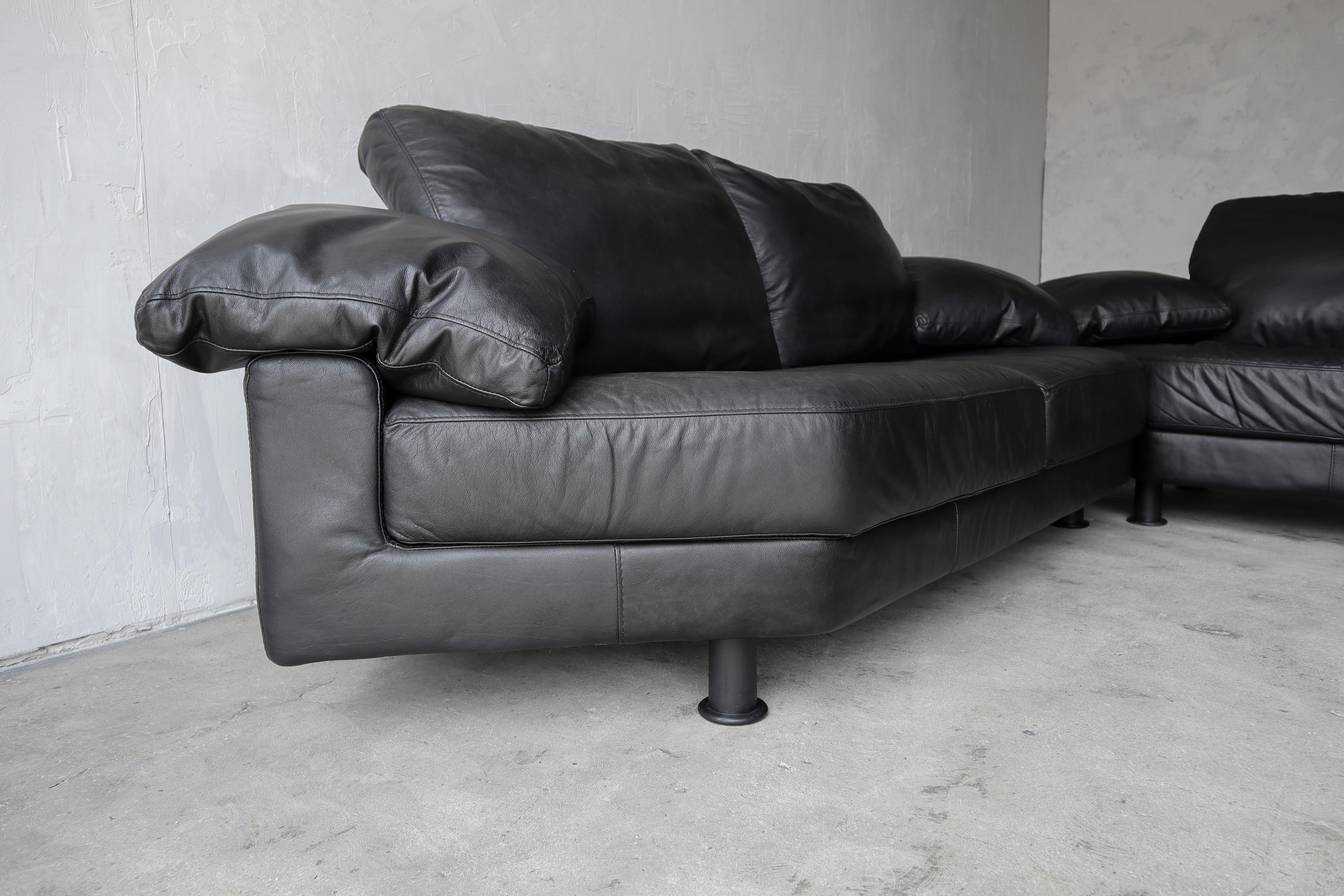 4 Piece Postmodern Italian Modular Sectional Sofa 5