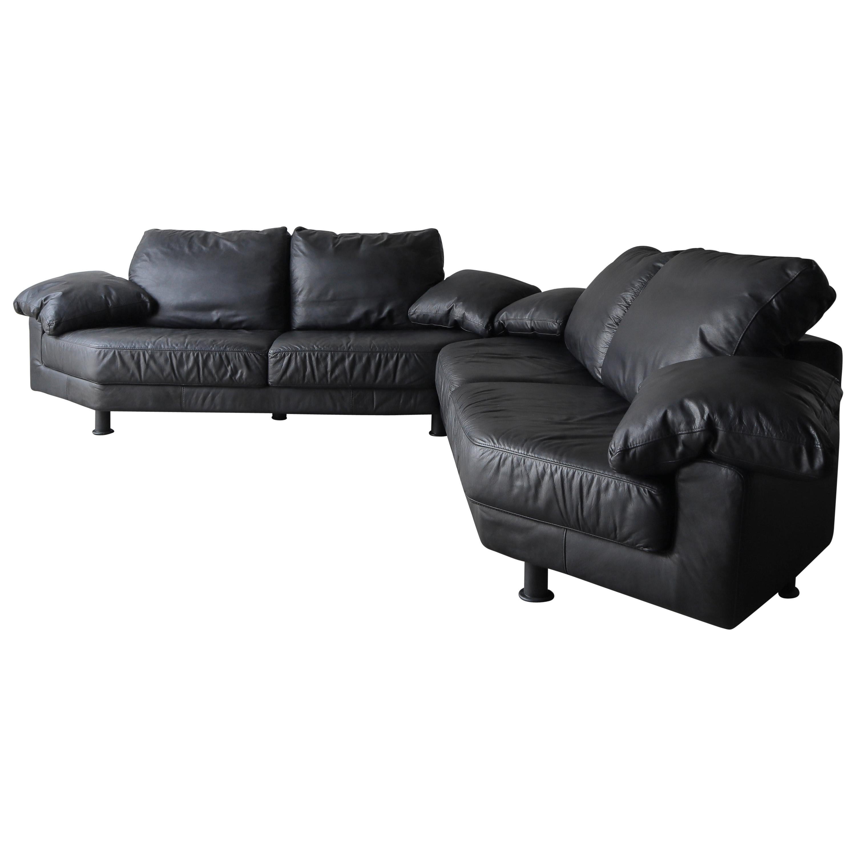 4 Piece Postmodern Italian Modular Sectional Sofa