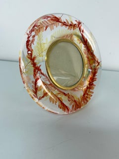 Juego de escritorio de 4 piezas de resina y latón, made in Italy, años 60