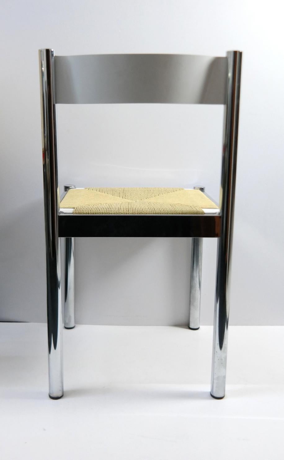 4-Piece Suite Italian Modern Chairs, Formenti e Giovenzana, Italy, 1960s 3
