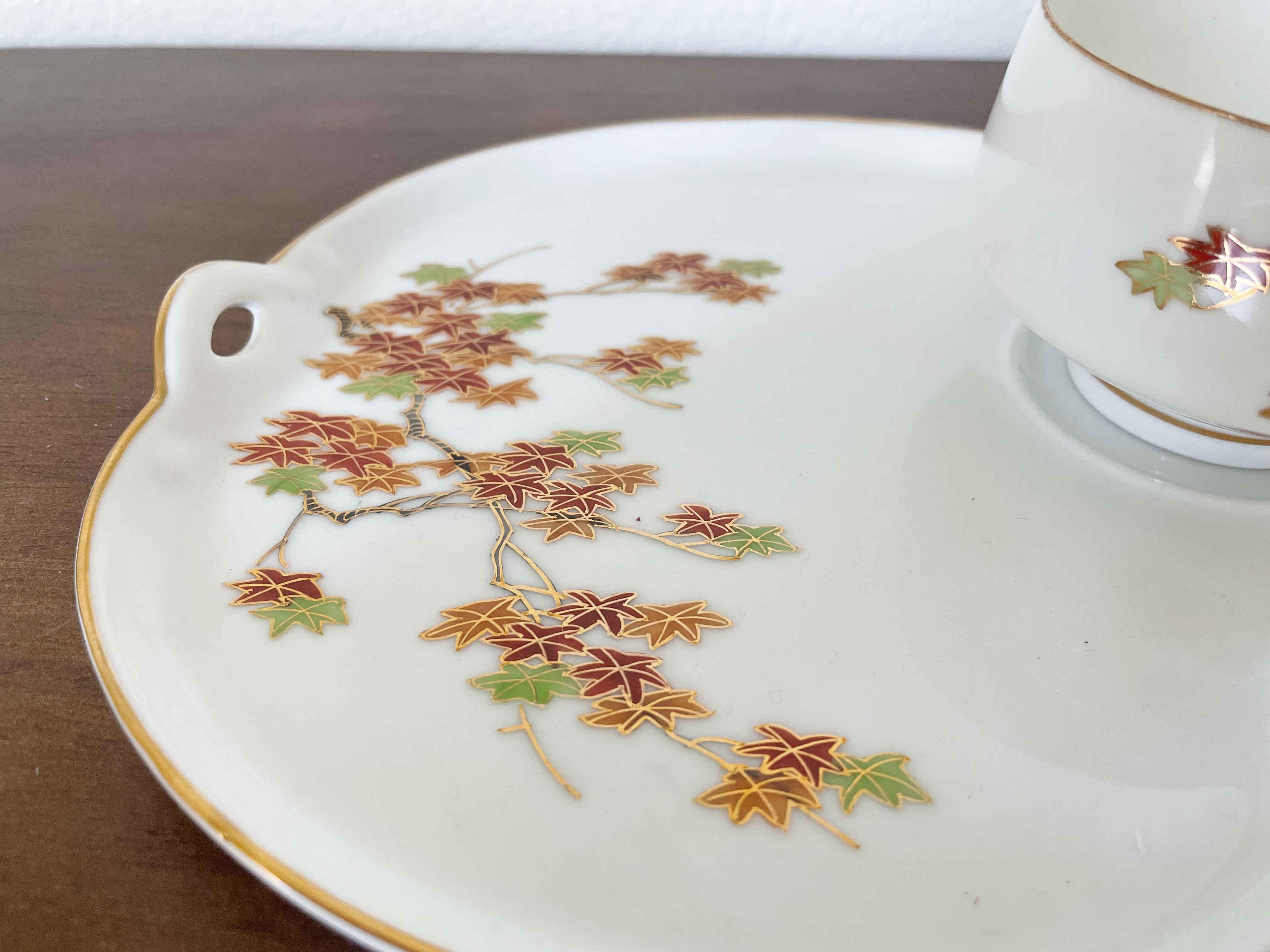 Porcelaine Service à thé japonais Koshiba vintage de 4 pièces en vente