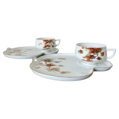 Set da tè giapponese vintage Koshiba da 4 pezzi