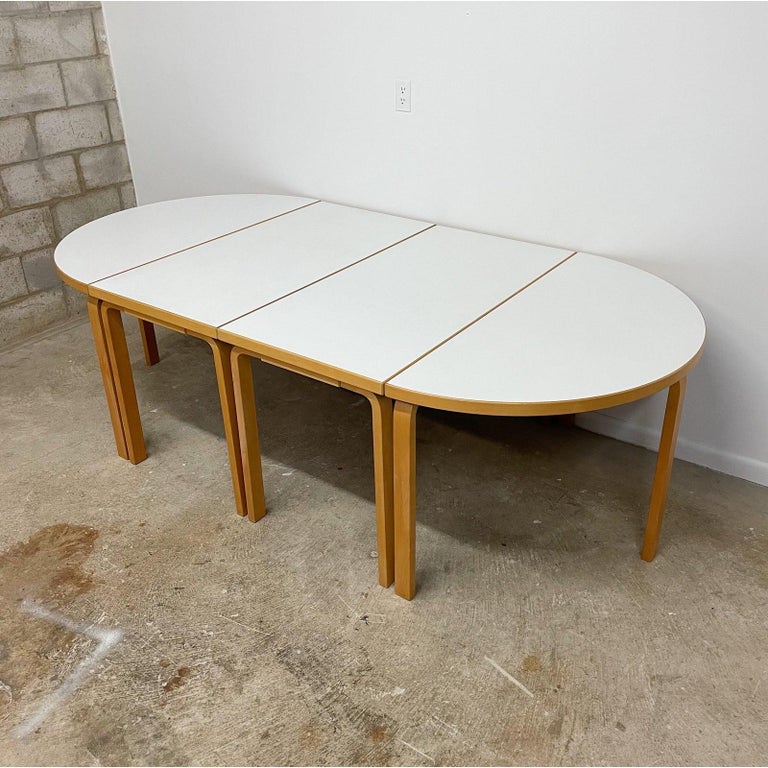 Danish 4 PieceModular Conference Dining Table by Thygesen & Sorensen for Magnus Olesen For Sale