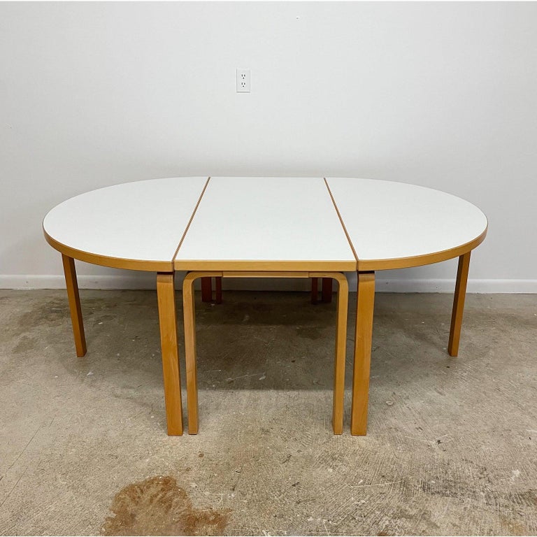 4 PieceModular Conference Dining Table by Thygesen & Sorensen for Magnus Olesen In Good Condition For Sale In West Palm Beach, FL