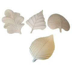 4 Plaster Leaves Sconce by Atelier Sedap, 1990s.
