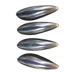 4 seltene Wellington-Mantel-Wandhaken mit Kette von Philippe Starck 1987 MoMA-Kollektion