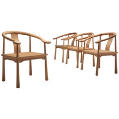 4 Richard Nissen Yin Chairs, Denmark, 1960s