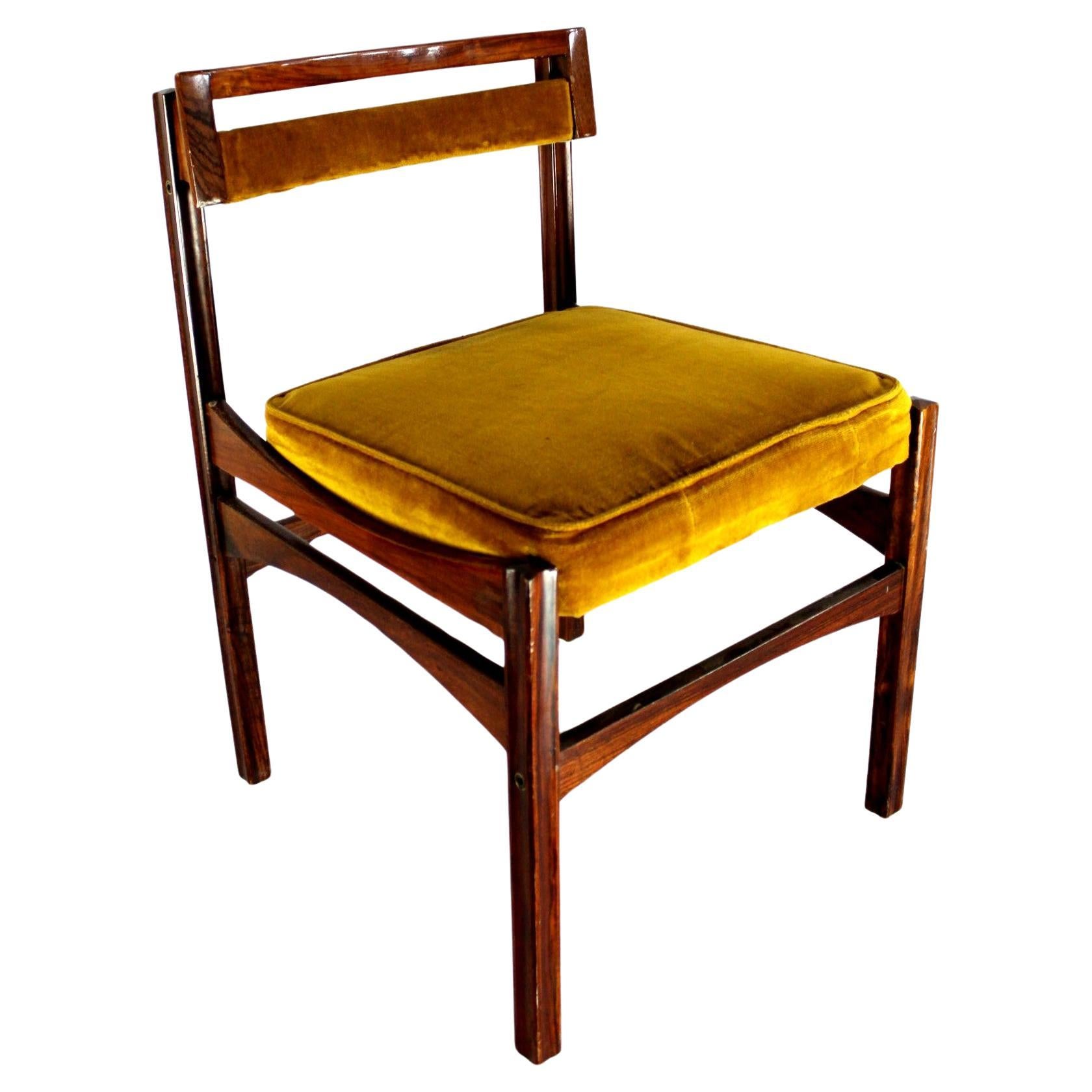 8 unique rosewood chairs sormani incredible quality For Sale