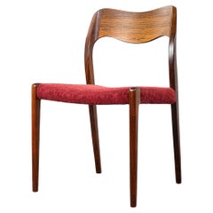 4 Rosewood Model 71 Dining Chairs by Niels Otto Moller