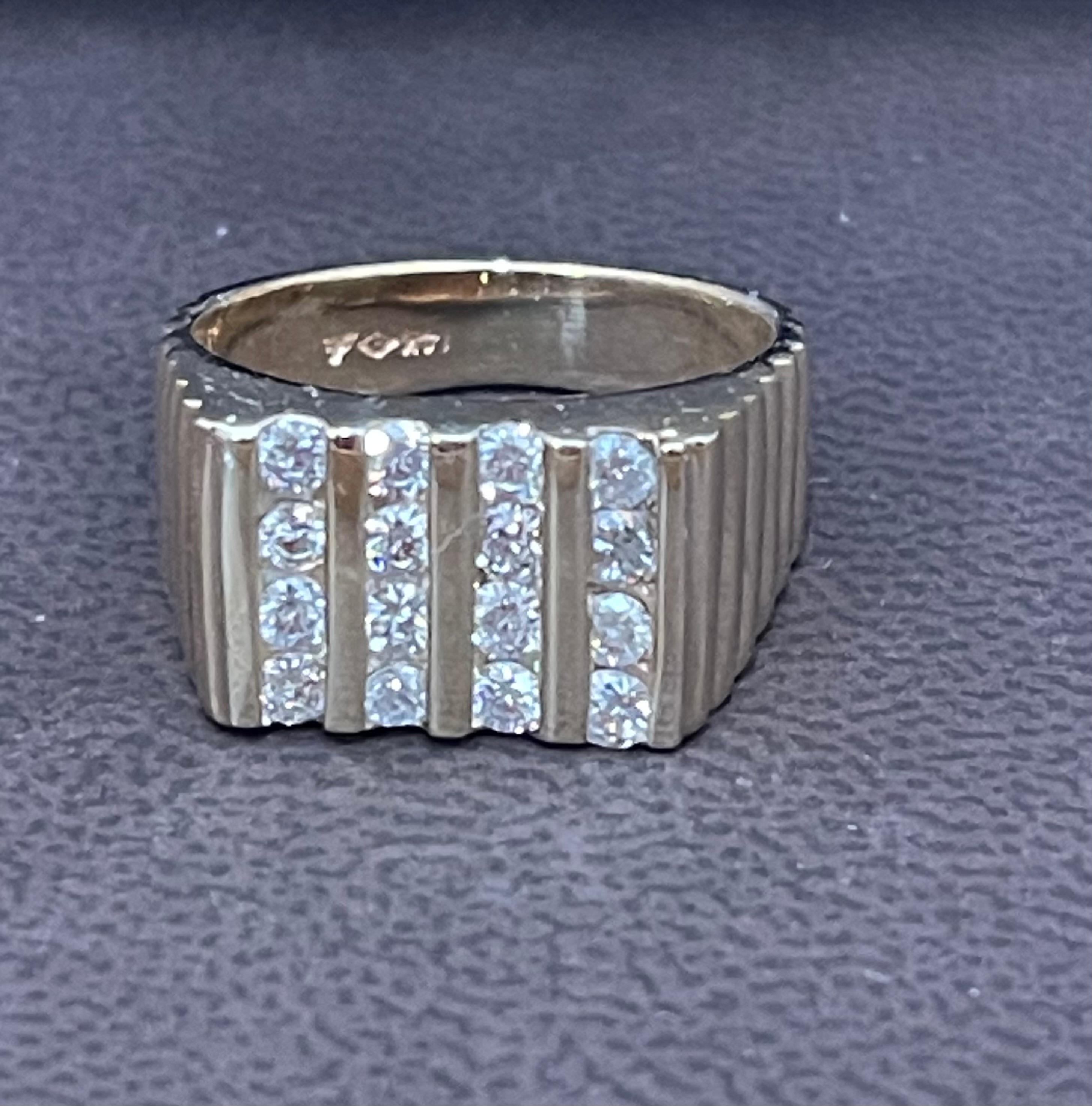 unisex diamond engagement rings