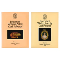 4 Sale Catalogues Relating to, Works of Art by Carl Faberge & The Romanov's
