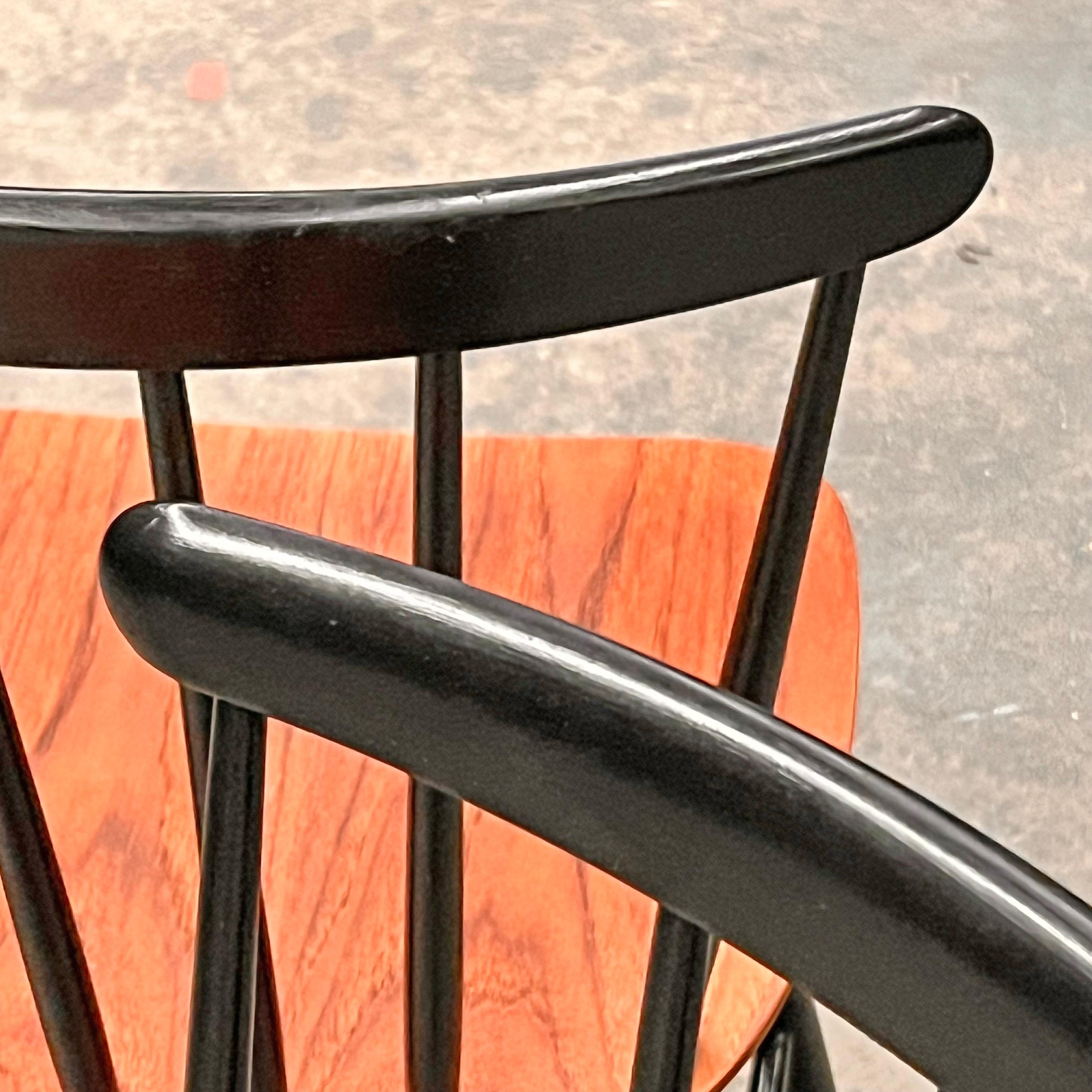 4 scandinavian vintage chairs Denmark in the 1960s ilmari Tapiovaara style im Angebot 6