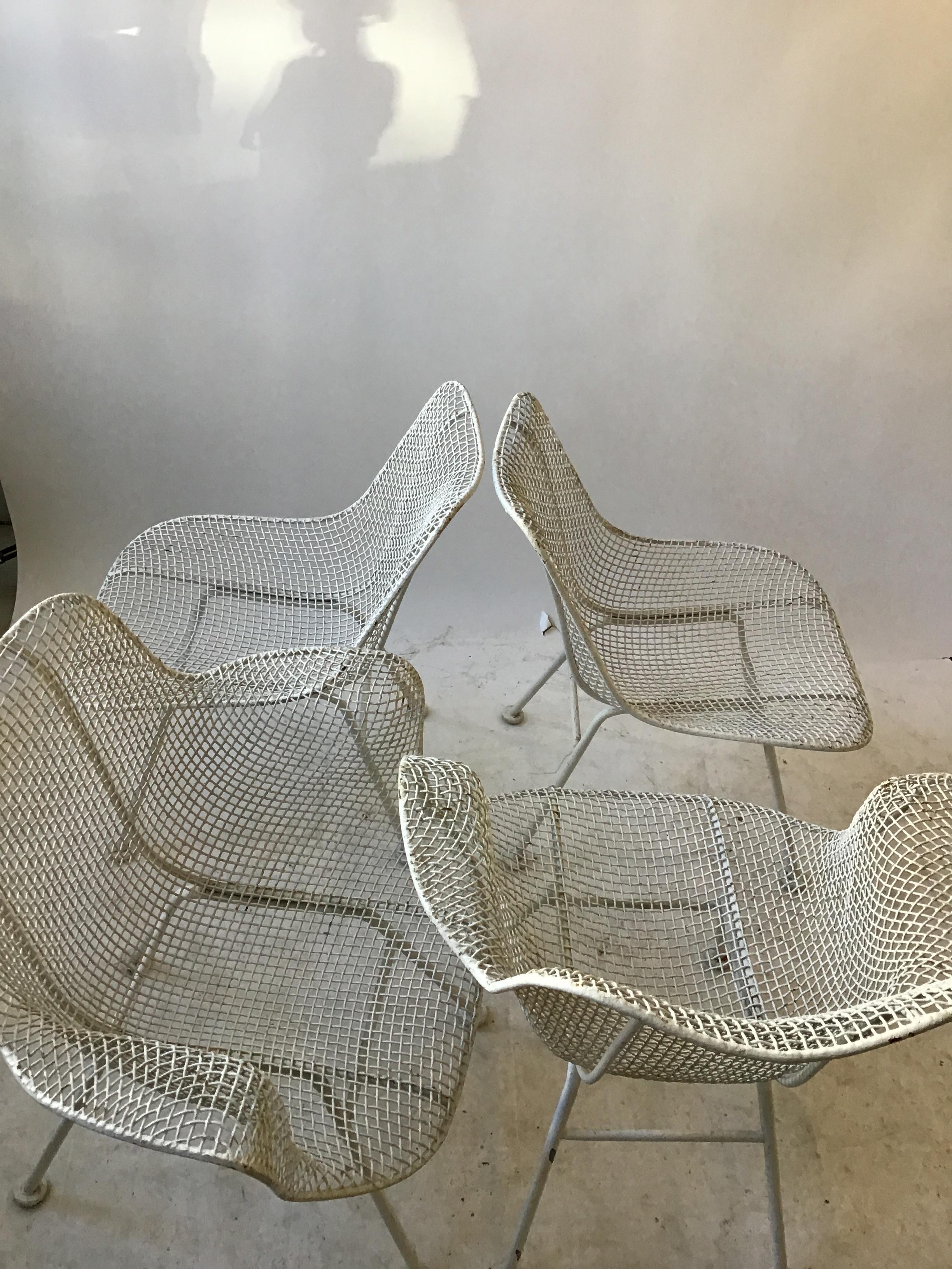 Mid-20th Century 4 Sculptura Chairs by Woodard
