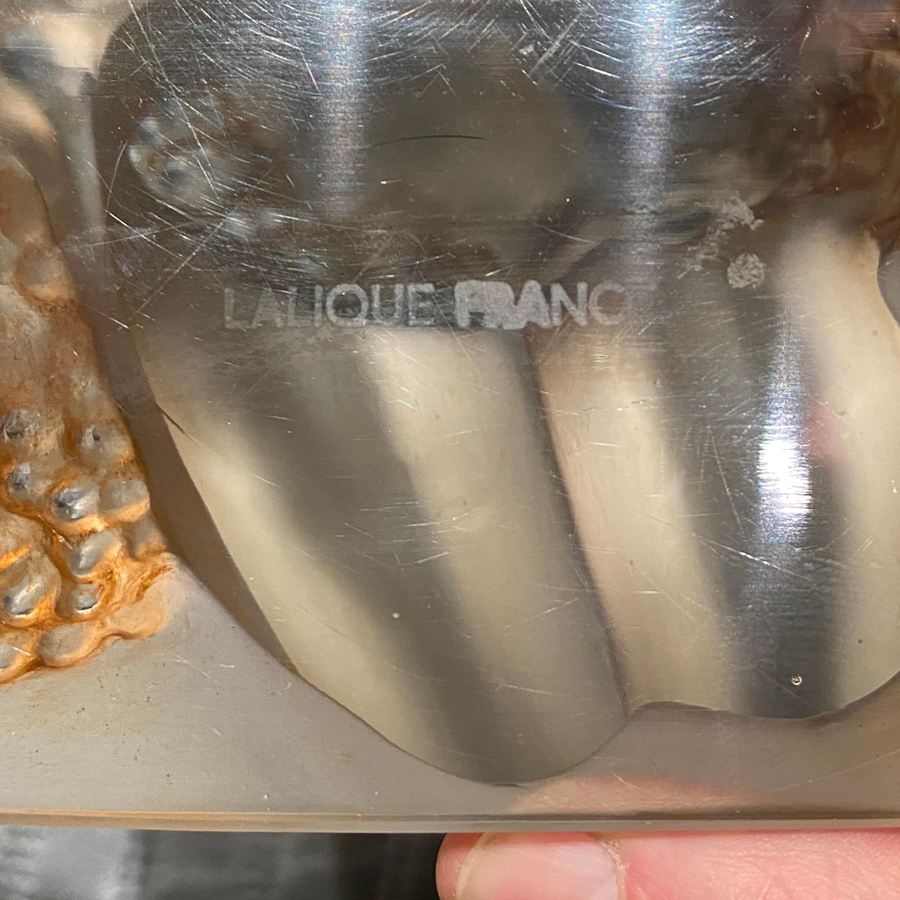 Statuettes en verre 4 Seasons de R.Lalique en vente 4