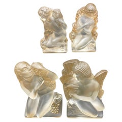 Used 4 Seasons Glass Statuettes by R.Lalique