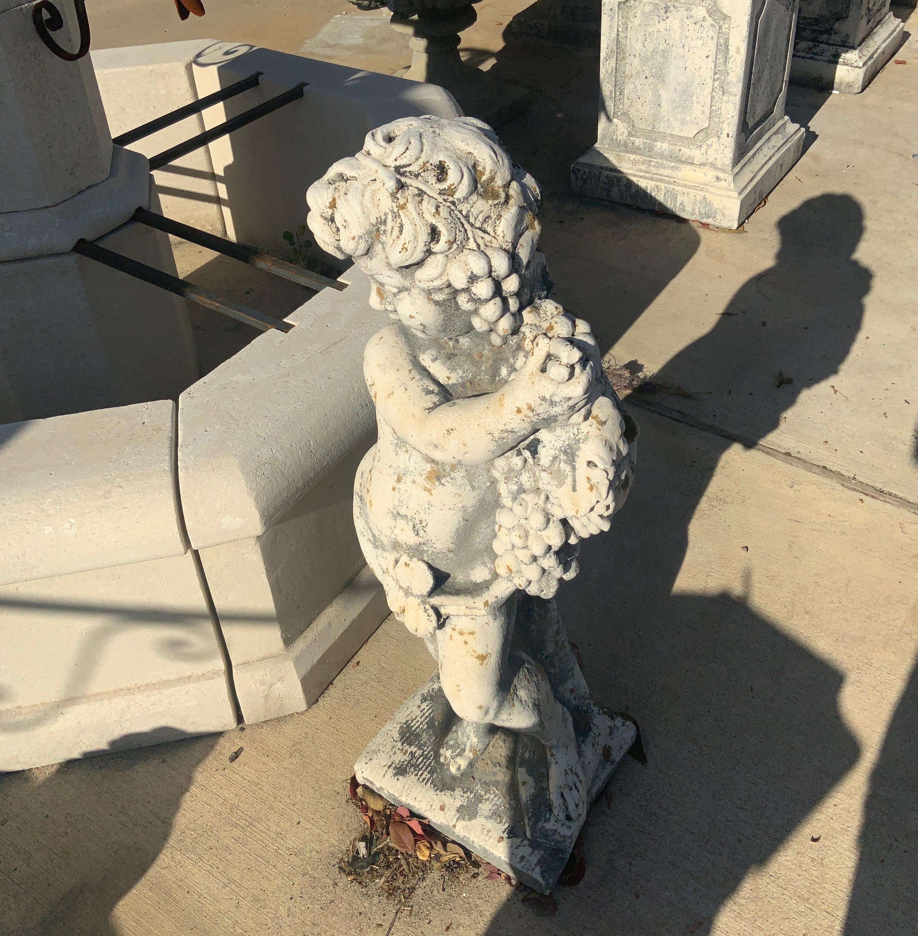 French 4 Seasons Putti Statue For Sale