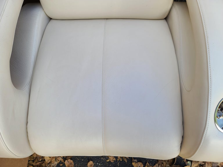 4 Seat Home Theater Media Room Recliner Seating in White by American