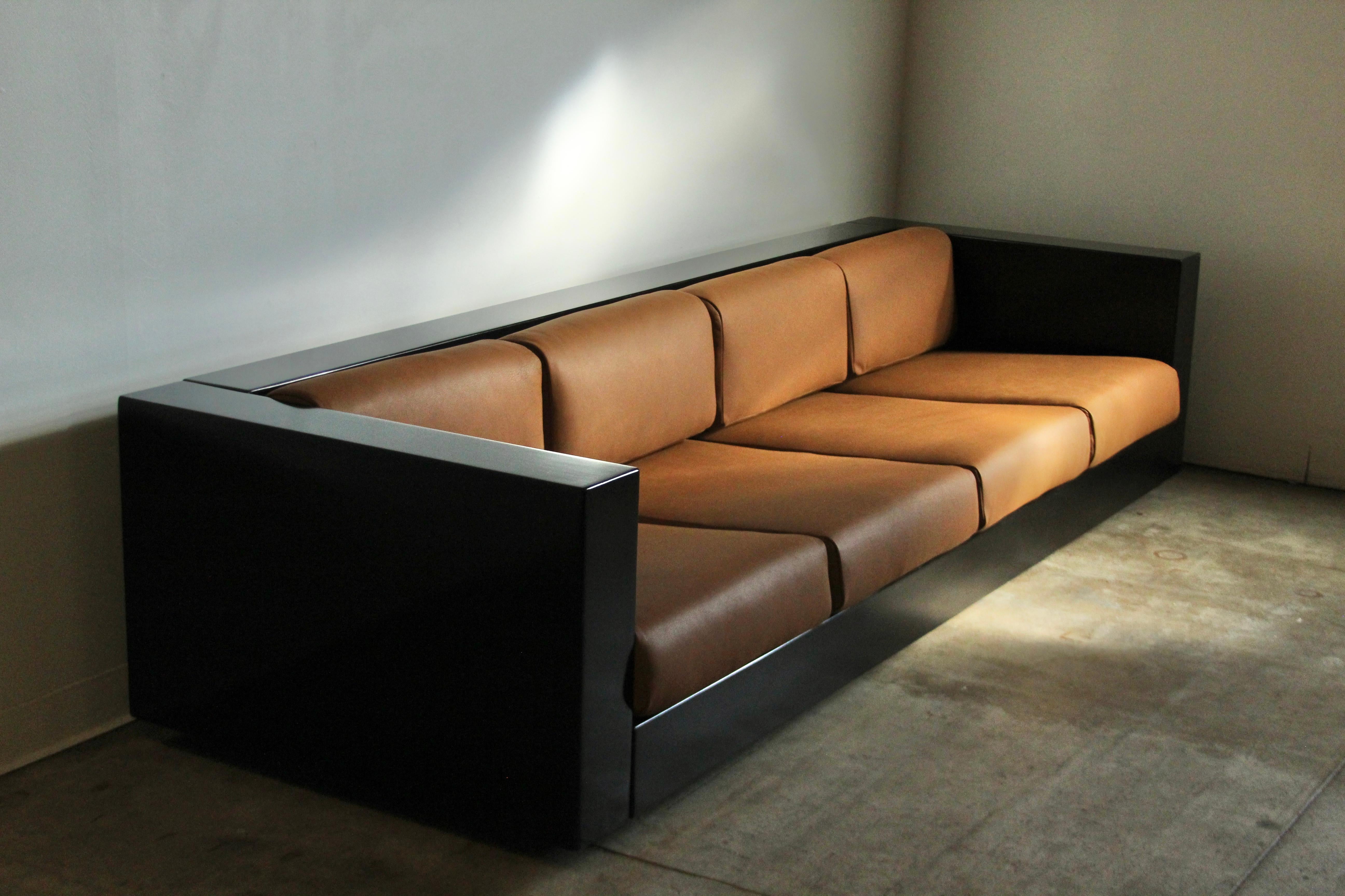 4-Seat 'Saratoga' Sofa by Massimo & Lella Vignelli for Poltronova, 1960s 3