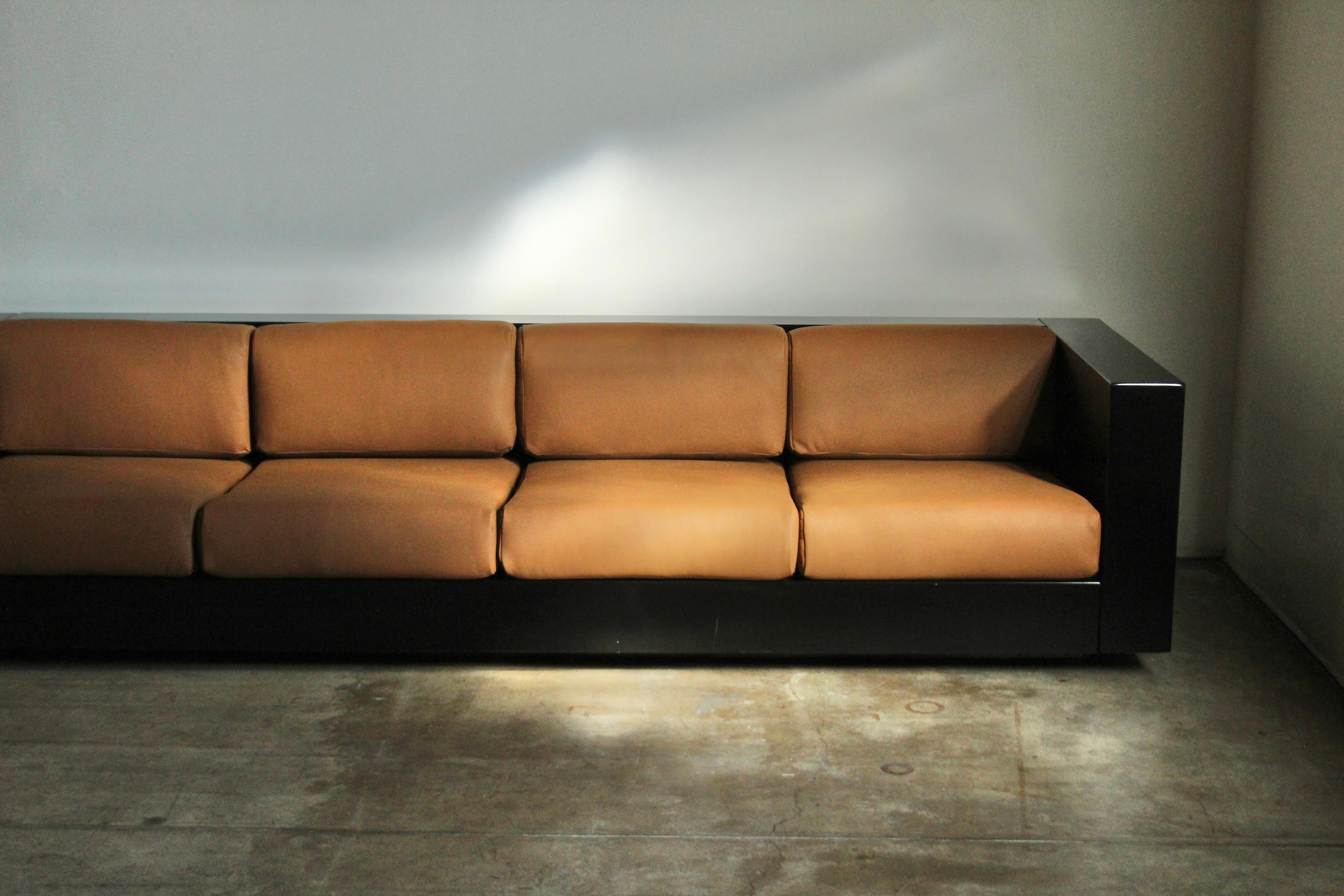 Post-Modern 4-Seat 'Saratoga' Sofa by Massimo & Lella Vignelli for Poltronova, 1960s