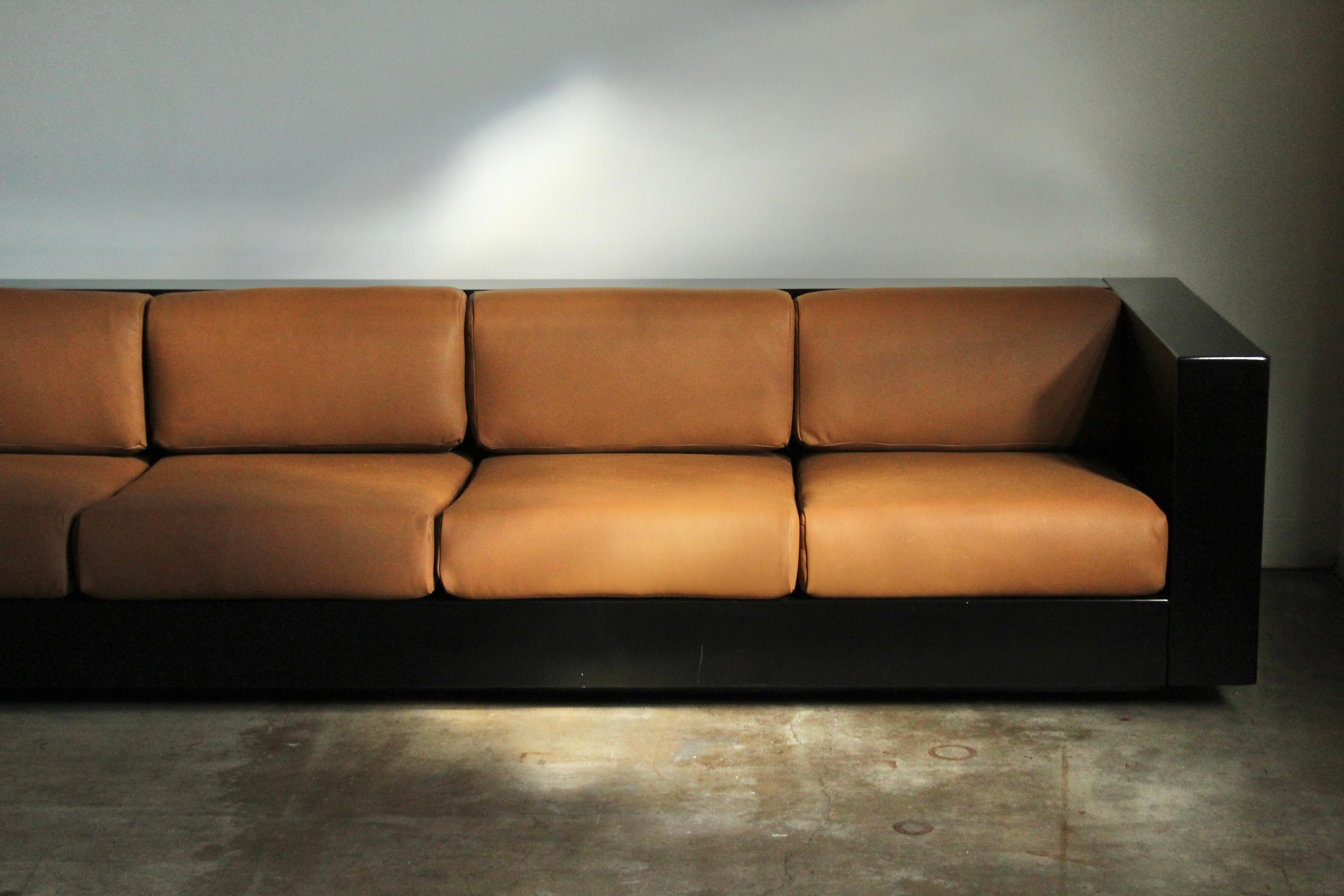 Italian 4-Seat 'Saratoga' Sofa by Massimo & Lella Vignelli for Poltronova, 1960s
