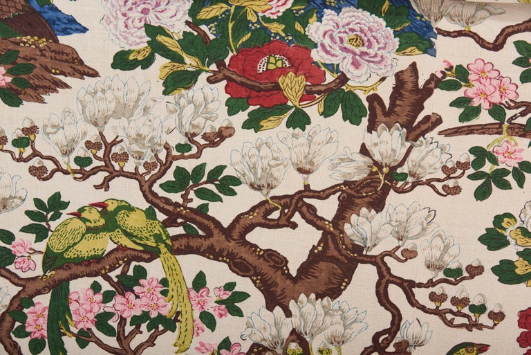 4-Seat Sofa with Floral Fabric by Josef Frank for Svenskt Tenn, 1950s 7