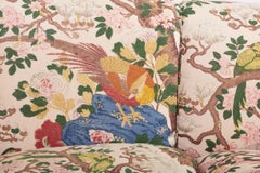 Divano a 4 posti con tessuto floreale di Josef Frank per Svenskt Tenn, anni '50