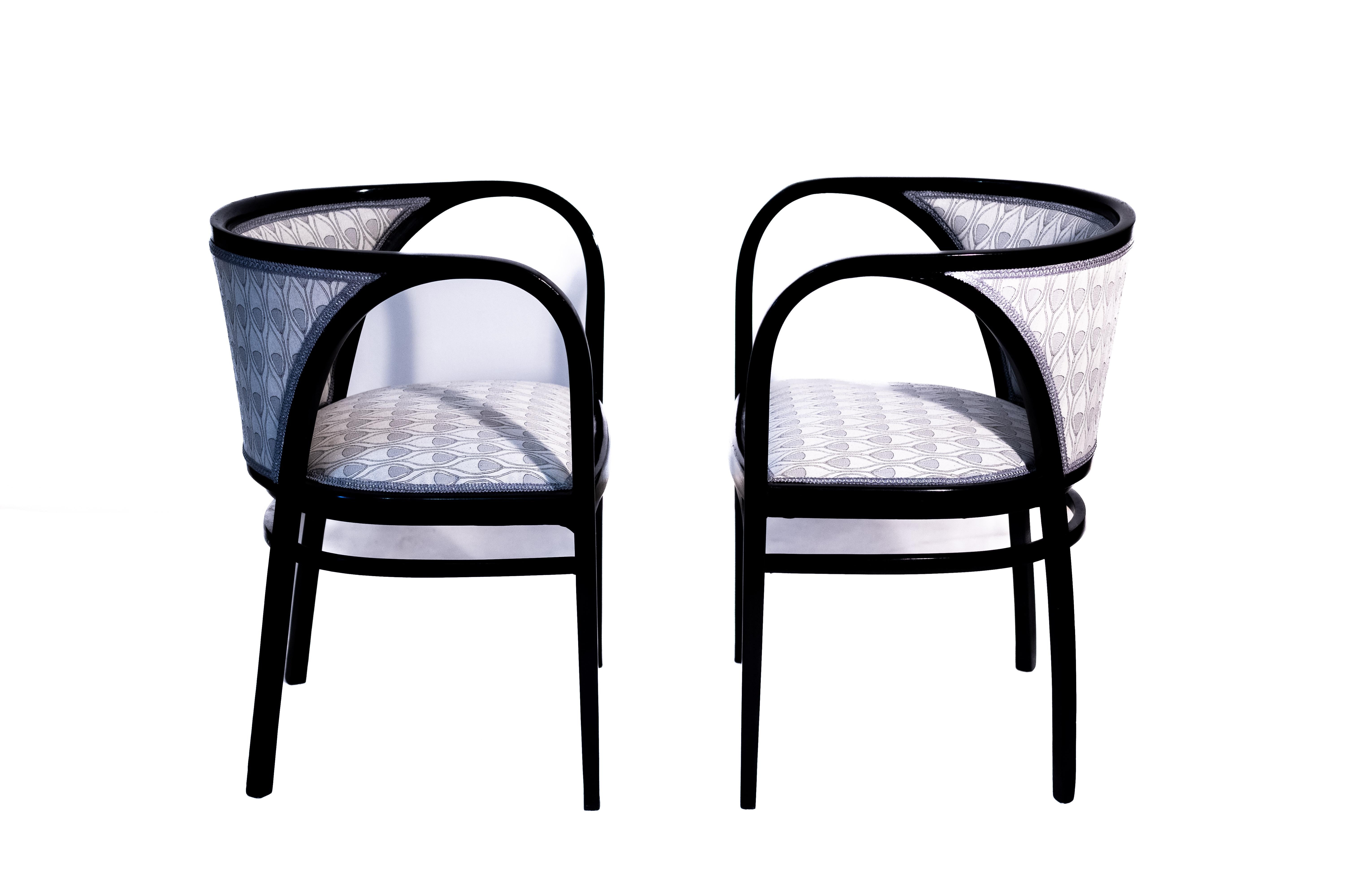 Secessionistic Armchair by Marcel Kammerer for Thonet Brothers (Vienna, 1910) For Sale 1