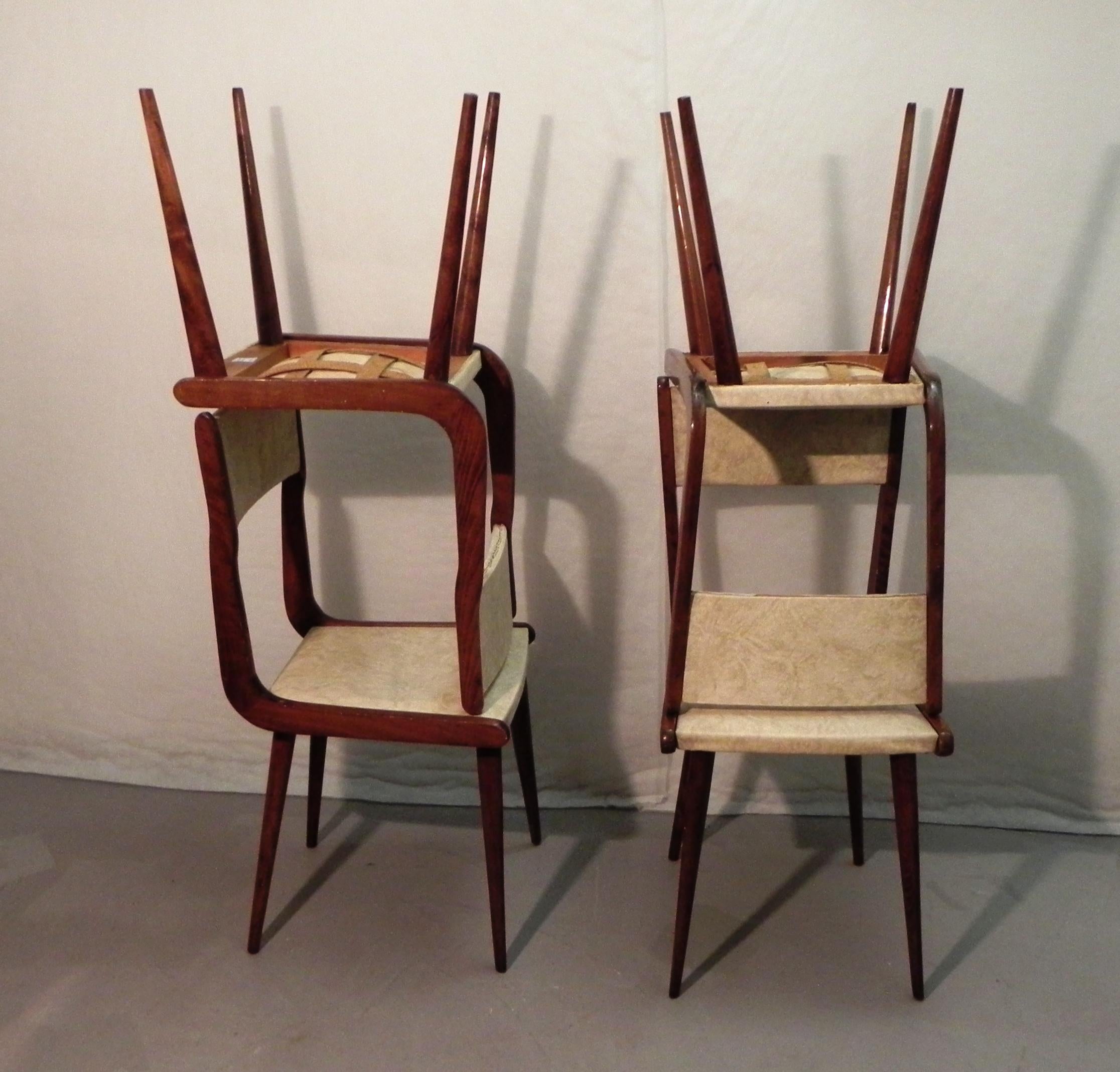 4 chaises des années 1960 en vente 1