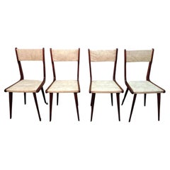 4 sillas de los años 60